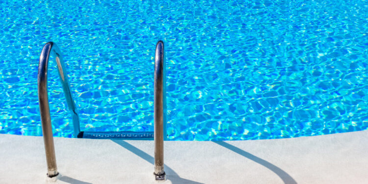Un ospite inatteso invade la piscina: il video diventa virale